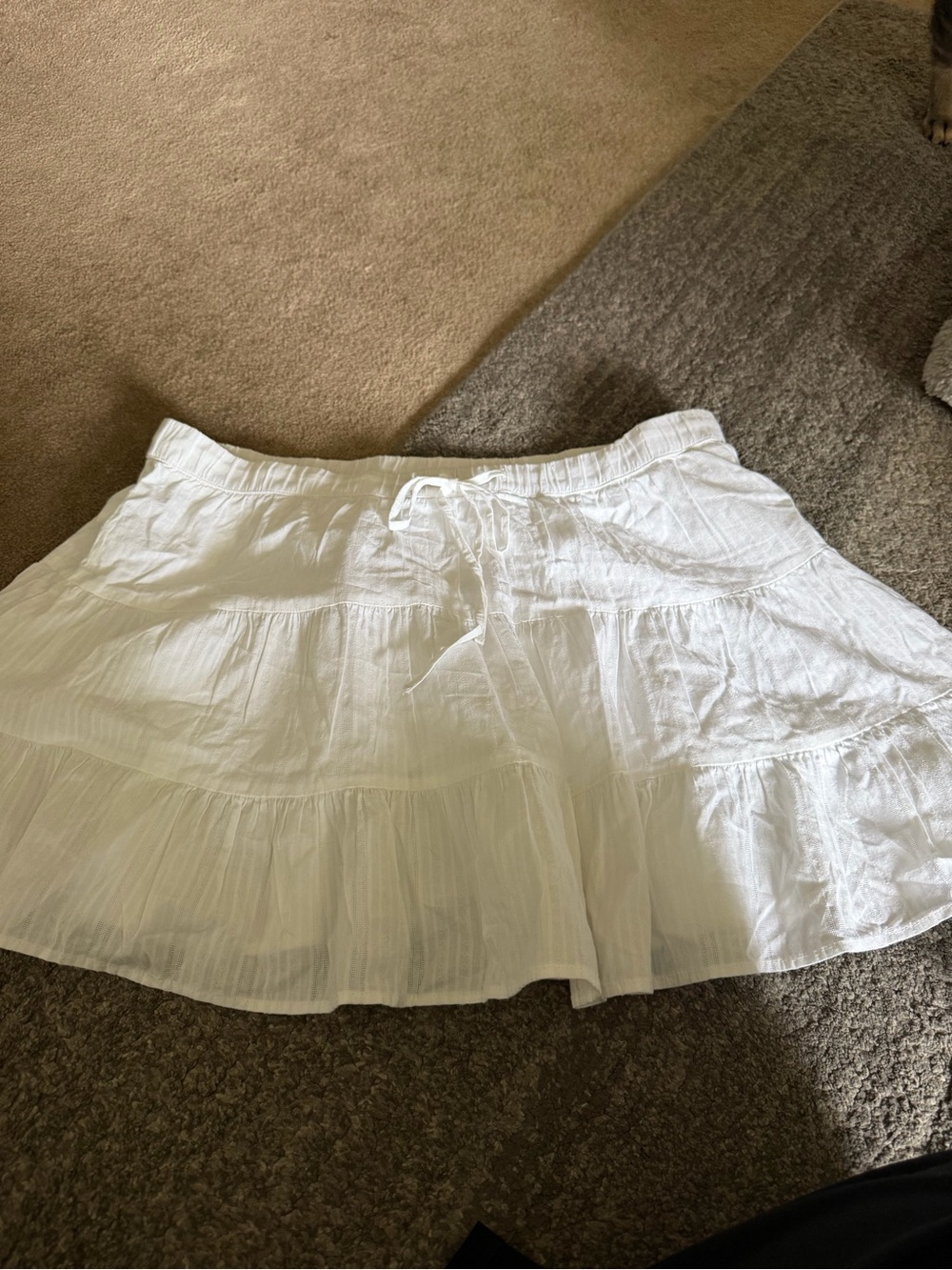 White Skirt with shorts H&M
